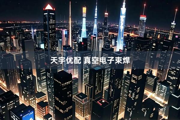 天宇优配 真空电子束焊